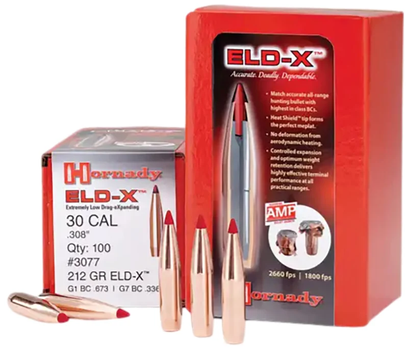 Hornady ELD-X 6mm .243 90 gr bullets 100-box product image