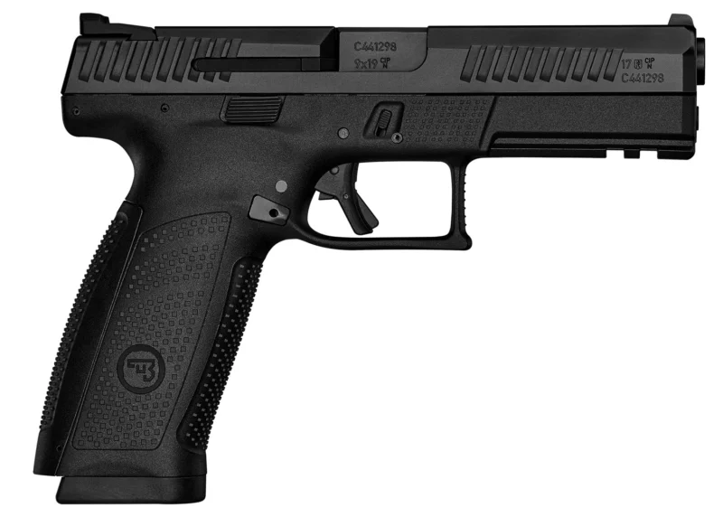 CZ-USA P-10 F 9mm full-size pistol with 4.5 inch barrel in black nitride finish