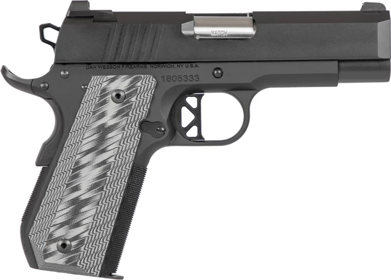 Dan Wesson ECP 9mm 4-inch bull barrel black G10 grips bobtail
