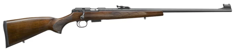 CZ 457 Lux .17 HMR 24.8 in rifle with Turkish walnut European-style stock