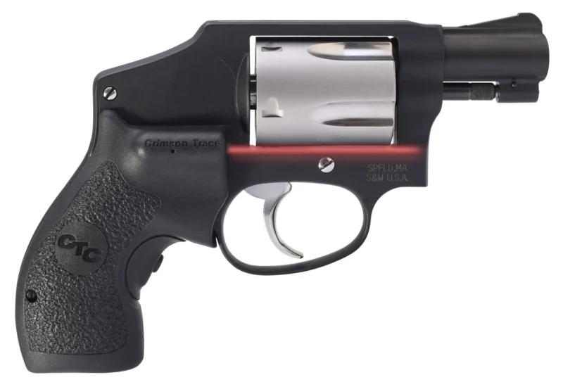 Smith & Wesson Performance Center Model 442 38 Spl +P 1.88 in barrel 5rd Matte Black Frame Crimson Trace Lasergrip