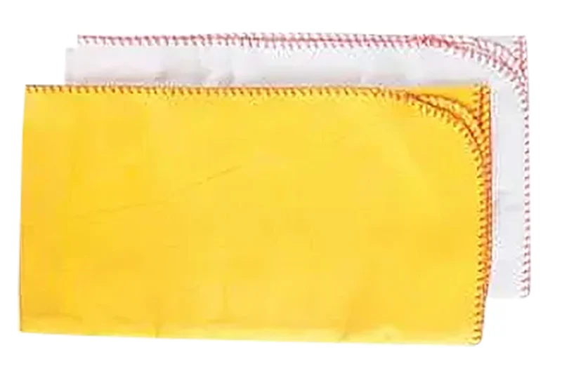 Pro-Shot Tactical Shooter's Wipe Cloths 2-pack 18 x 22 cotton flannel one yellow one white