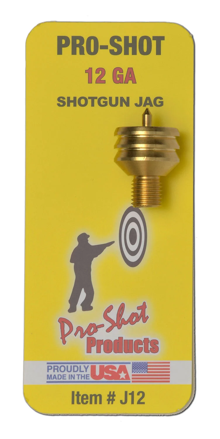 Pro-Shot J12 12 Gauge brass spear-tip shotgun jag with #5/16-27 thread