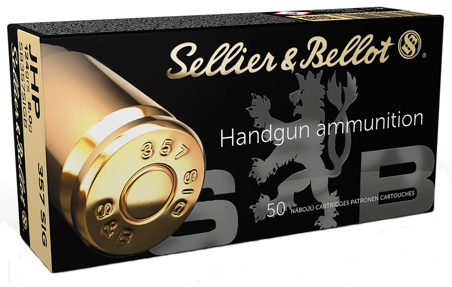 Sellier & Bellot SB357SIGB 357 Sig 124 gr JHP - 50 rounds box