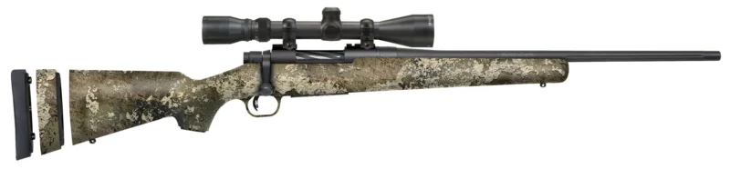 Mossberg Patriot Super Bantam .308 Win 20in TrueTimber Strata Camo rifle with 3-9x40 scope