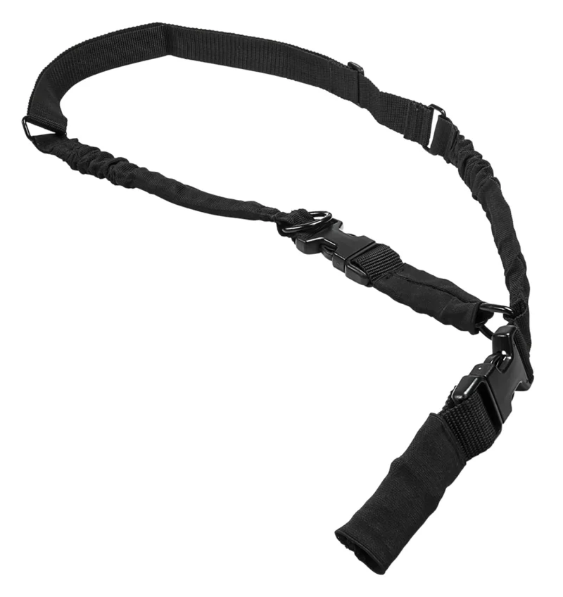 NCStar AARS21PB 2-to-1 point sling black adjustable bungee 55-72 inches