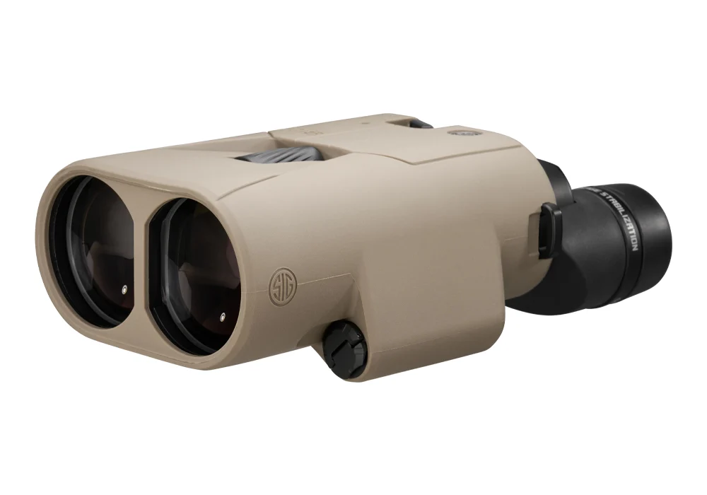 Sig Sauer ZULU6 HDX PRO 14x50 image stabilized binoculars in Flat Dark Earth