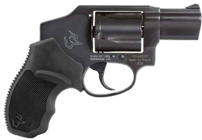 Taurus 650 .357 Magnum 2-inch matte black revolver, 5-shot, black rubber grip