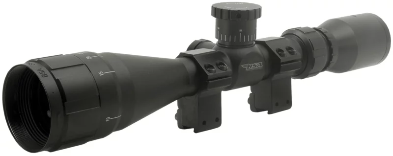 BSA Sweet 22 4-12x40 AO rifle scope, black matte, 30/30 reticle