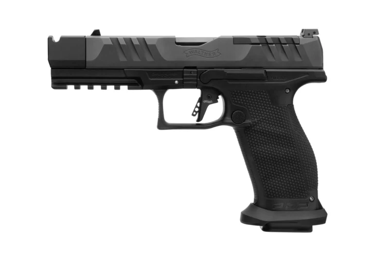 Walther PDP Pro-X PMM full-size 9mm pistol, 4.6-inch barrel, black frame, PMM compensator