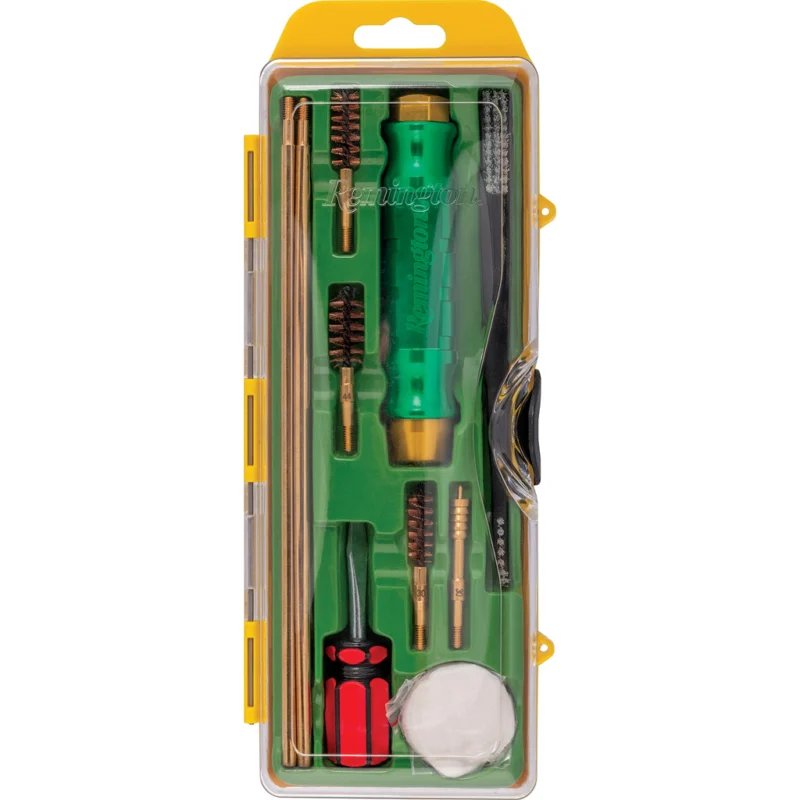 Remington Premier Universal Lever Action Cleaning Kit with brass rods, bronze brushes, jag and patches