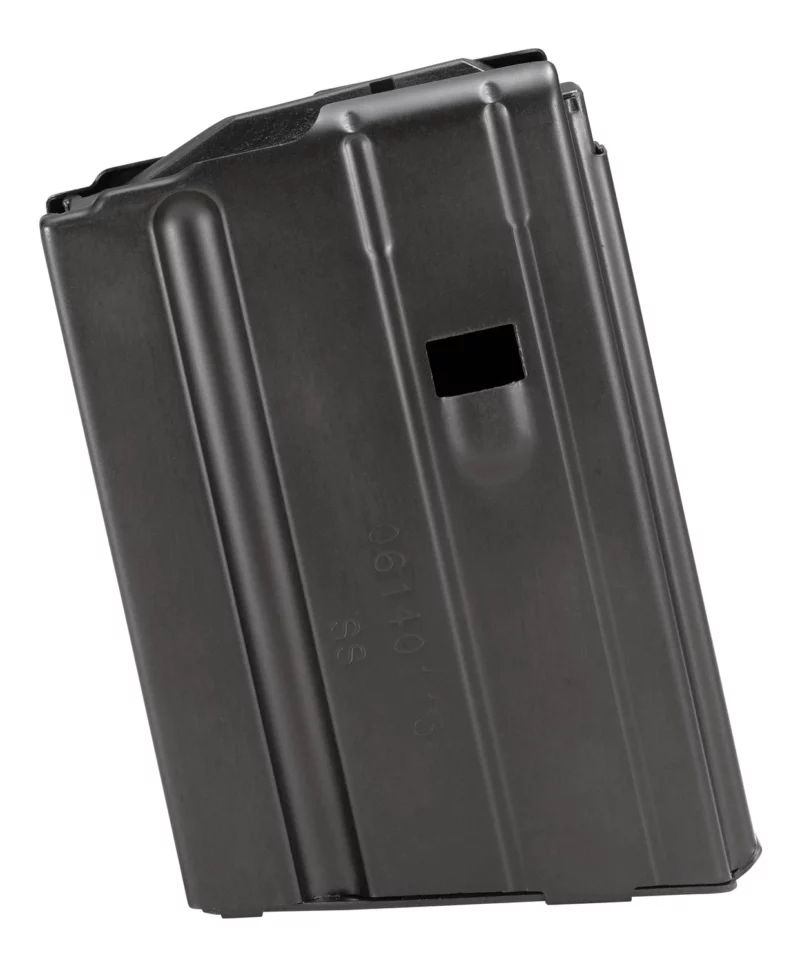 C Products Defense DuraMag 5-round stainless steel AR-15 magazine for 7.62x39, black matte