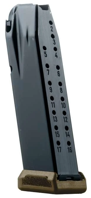 Century Arms MA2373D 17rd 9mm magazine for Canik MC9L/MC9LS with FDE base plate
