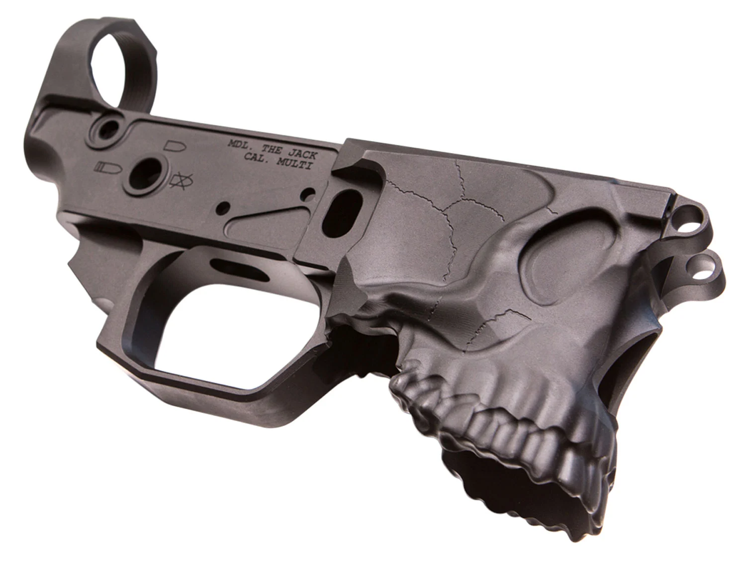 Sharps Bros The Jack Gen2 AR-15 stripped lower receiver in black hardcoat anodized