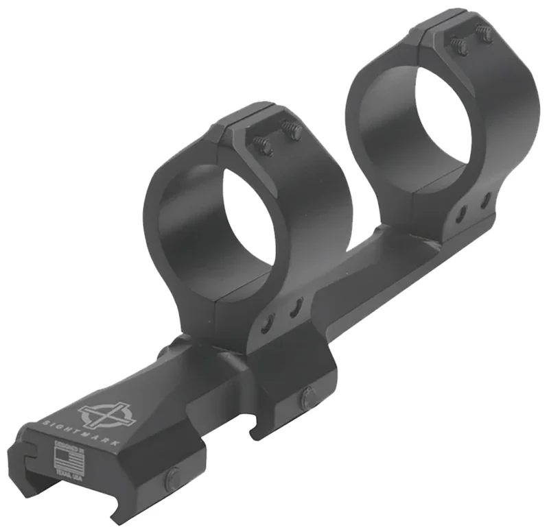 Sightmark Tactical 30mm fixed cantilever scope mount matte black on Picatinny rail
