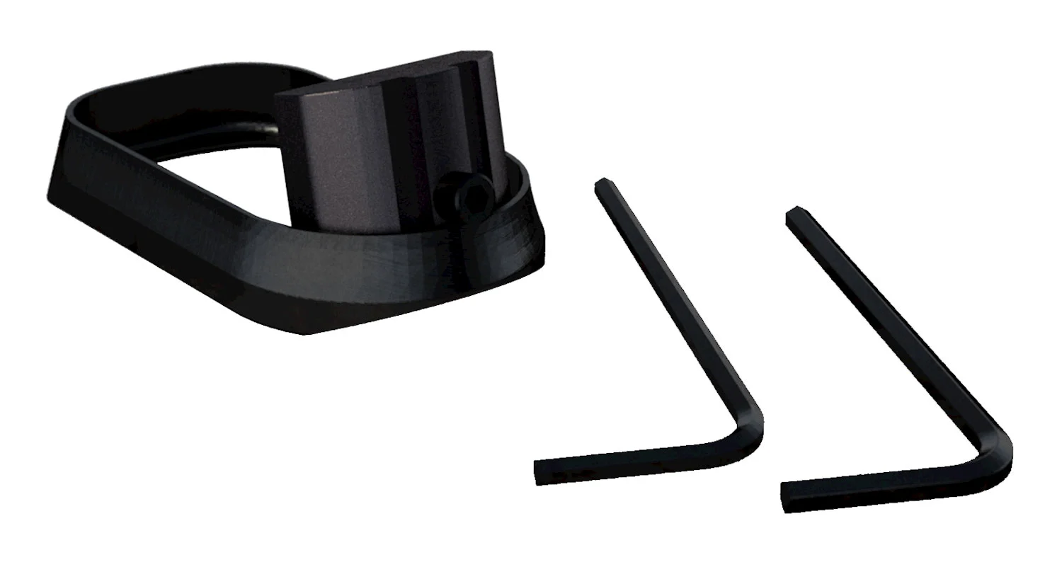 Rival Arms Two-Piece Magwell for Glock 19 Gen4, anodized black aluminum