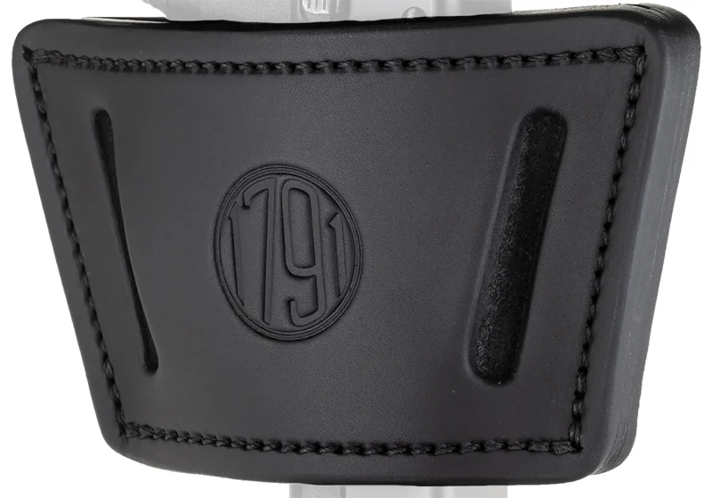 1791 Gunleather UIW Max universal IWB/OWB leather holster, stealth black, ambidextrous, belt clip