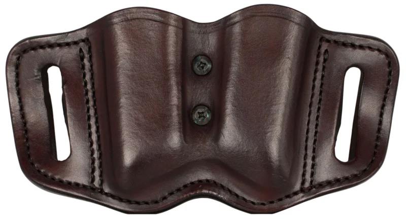 1791 Gunleather MAG-F Double Mag Carrier Signature Brown leather ambidextrous