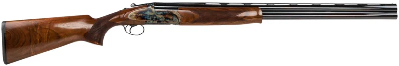 Breda/Dickinson Plantation OP1228 12 Gauge over-under shotgun with 28-inch vent rib barrels and Turkish walnut pistol grip st
