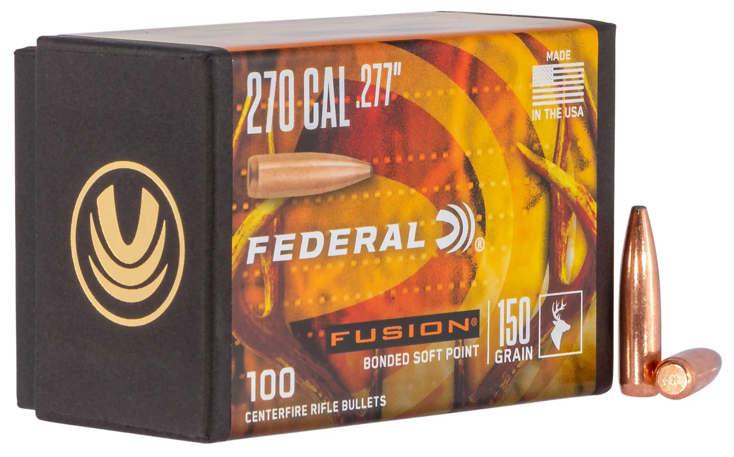 Federal FB277F4 Fusion Component 270 Win 150 gr Soft Point