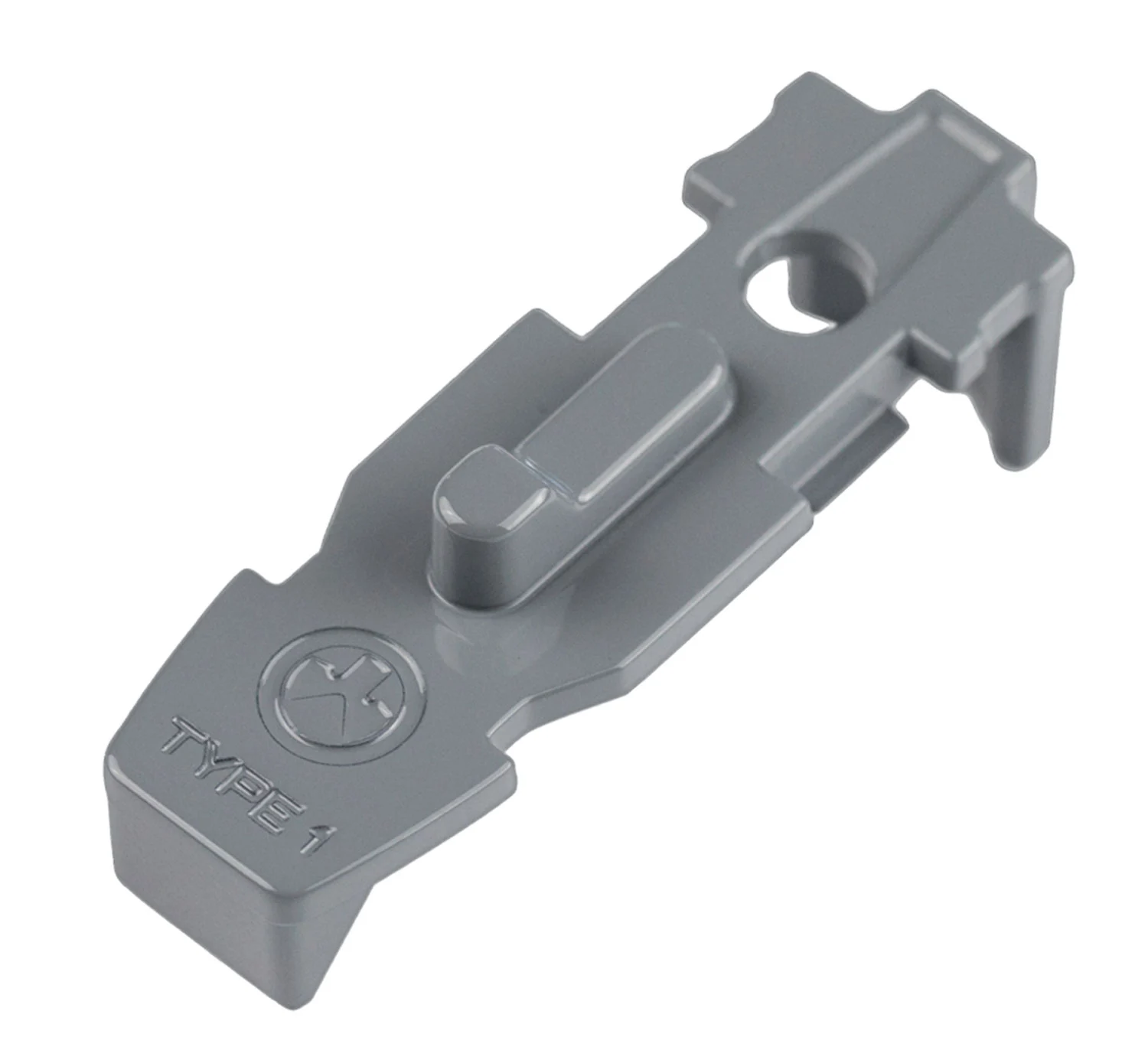 Magpul Tactile Lock-Plate Type 1 in stealth gray, 1/8in single ridge, 5-pack