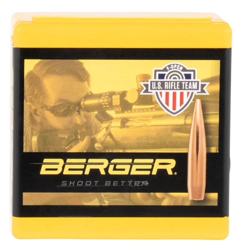 Berger Bullets 7mm .284 184 gr F-Open Hybrid Target bullets 100 per box