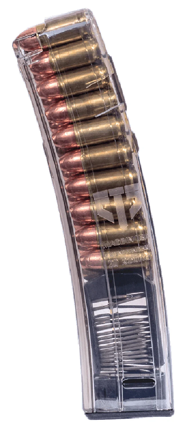 ETS 20-round translucent polymer magazine for HK MP5, 9mm