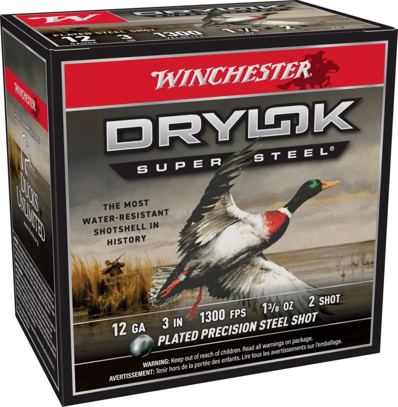 chester Drylok Super Steel 12ga 3in 1-3/8oz #2 25rd Ammo