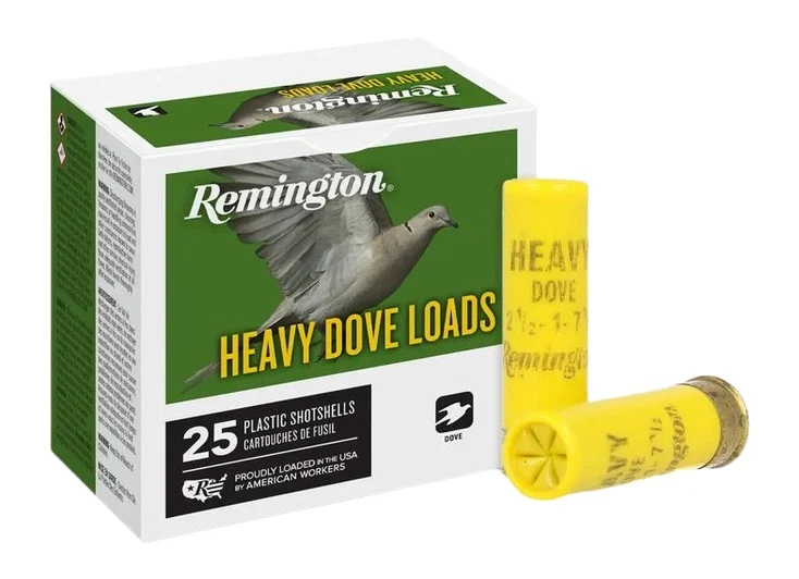 Remington Heavy Dove 20GA 2.75 1oz #8 25rd (10-Box Case) ington Heavy Dove 20GA 2.75 1oz #8 25rd (10-Box Case) Ammo