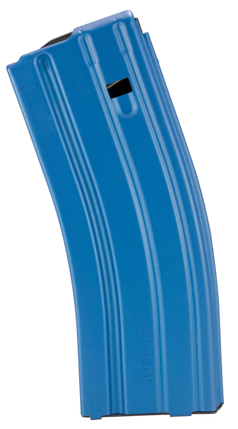 DuraMag 30-round blue aluminum AR-15 magazine (.223/5.56)
