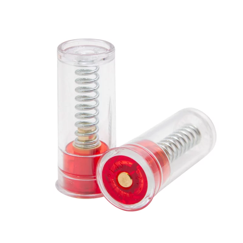 Carlson's 12 Gauge snap caps 2-pack red plastic spring-loaded striking