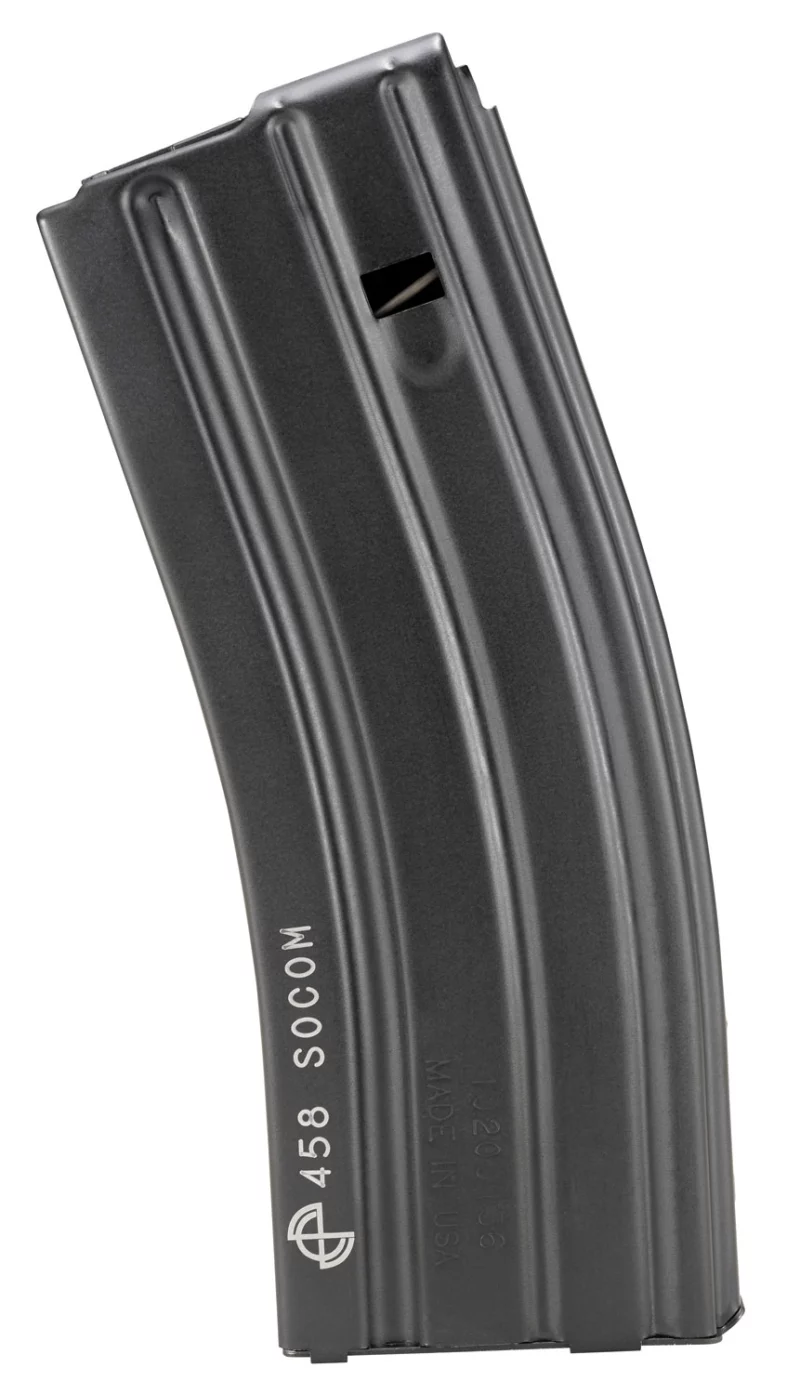 DuraMag CPD 10-round .458 SOCOM magazine blackened stainless steel for AR-15