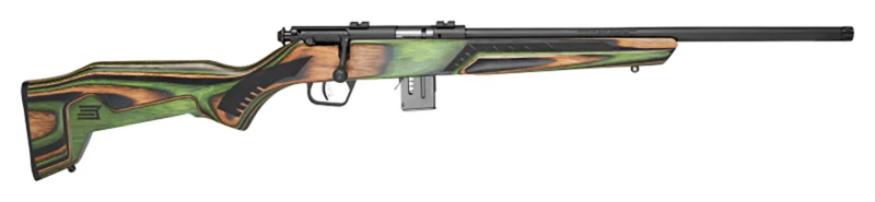 Savage 93 Minimalist .22 WMR 18in green laminate bolt-action rifle