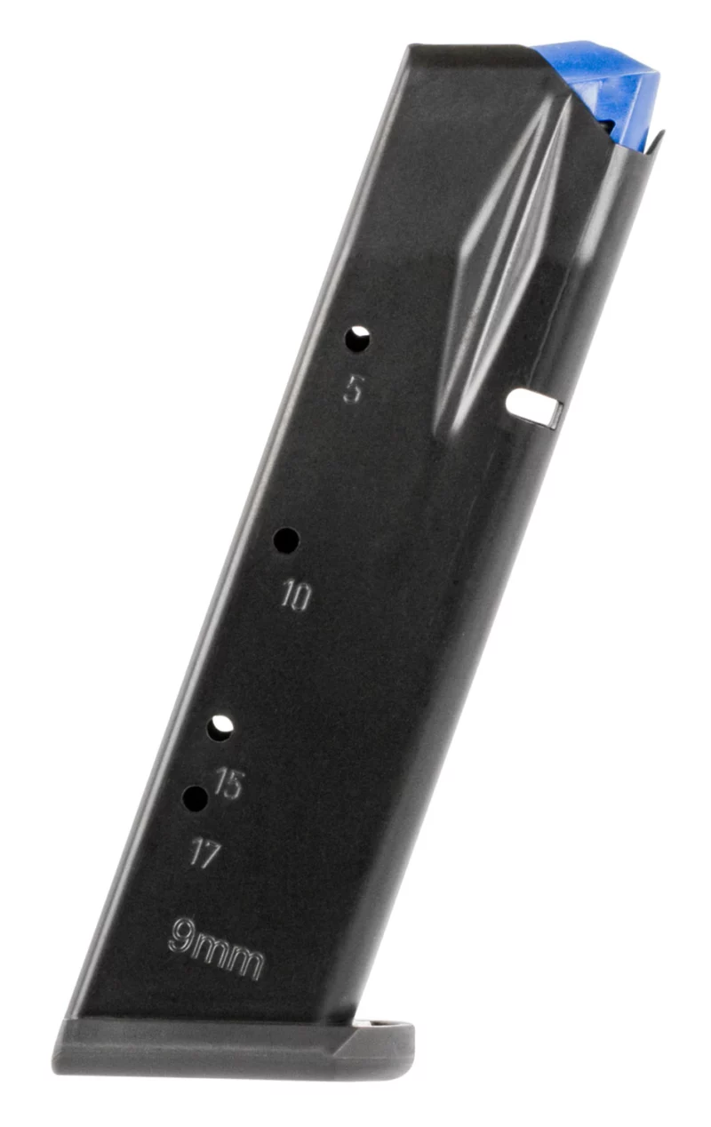 CZ-USA 17rd 9mm steel magazine for CZ 75 SP-01 Shadow 2, black finish