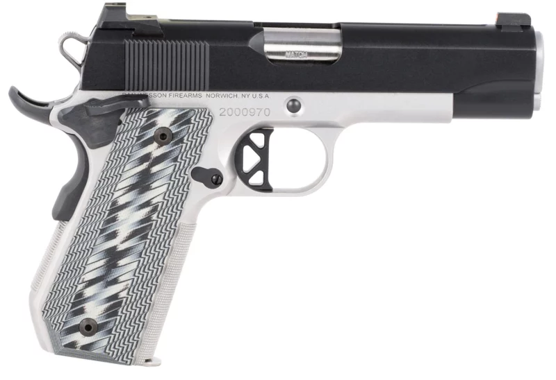 Dan Wesson V-Bob .45 ACP two-tone 4.25in match-grade barrel G10 tapered grips