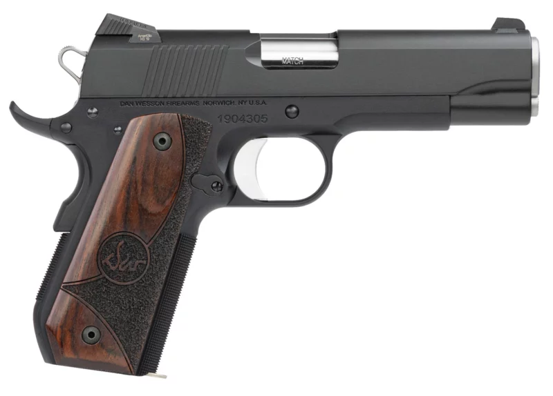 Dan Wesson Guardian 9mm 4.25 inch pistol black duty finish wood grips tritium night sights