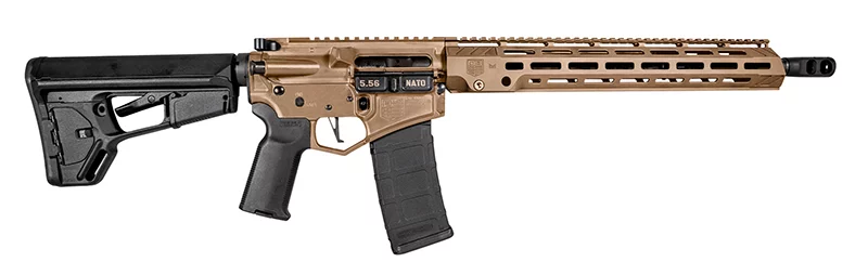 Diamondback DB15 5.56 NATO 16 inch FDE rifle with 15-inch M-LOK handguard
