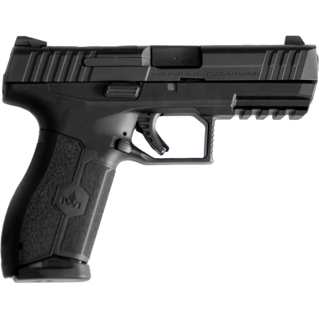IWI Masada Optics-Ready 9mm Pistol, 4.1 in Barrel, Black