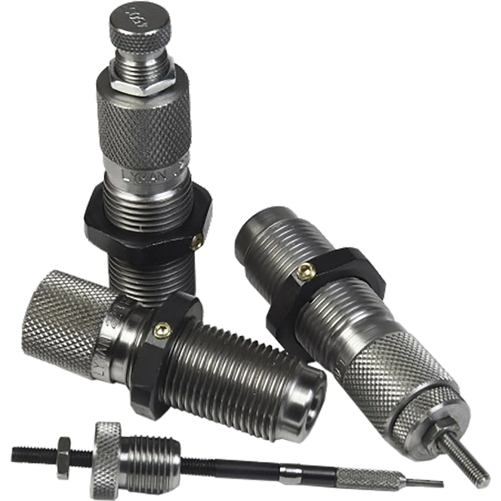Lyman Premium Carbide die set for .45 ACP and .45 Win. Mag. in storage case