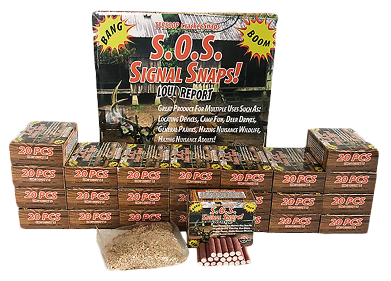 Tannerite SOS Signal Snaps case - 480 snaps, impact-activated outdoor signal device