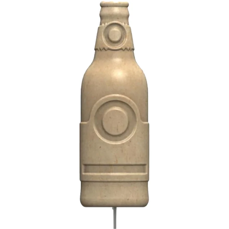 Birchwood Casey 3D stake bottle targets six pack beige with metal stakes