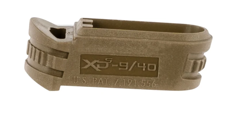 Springfield Armory XD-S mid backstrap sleeve in Flat Dark Earth for 9mm 3-4in barrel