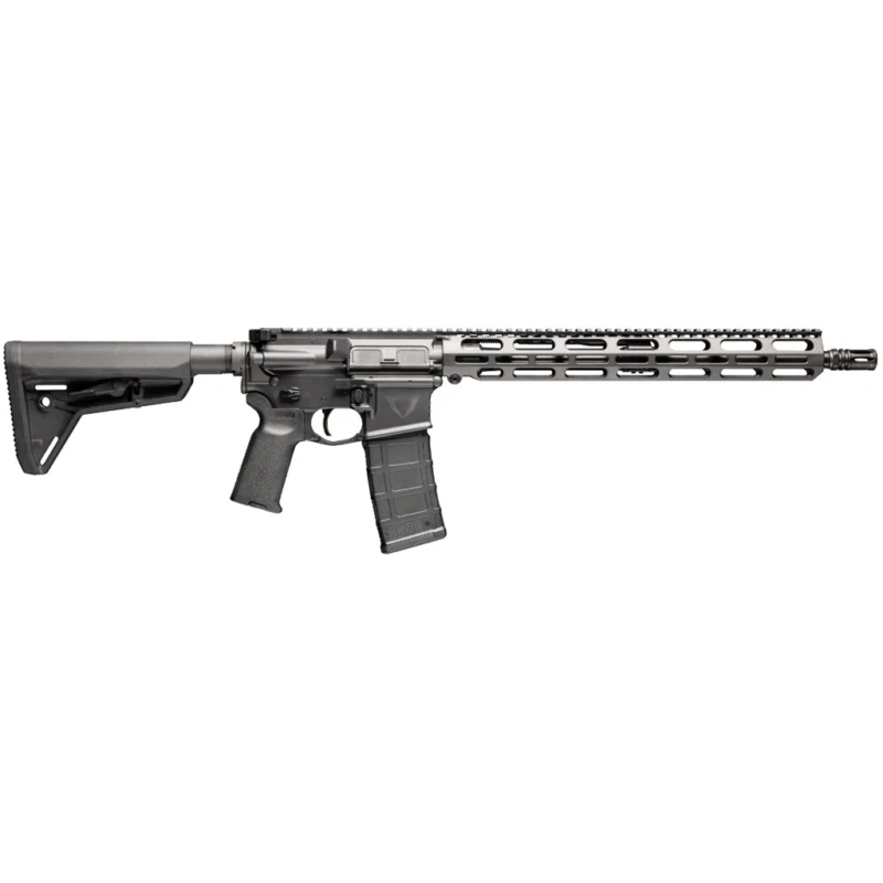 VKTR VK1 16in 5.56 NATO rifle in Cerakote Armor Black with Magpul MOE SL stock