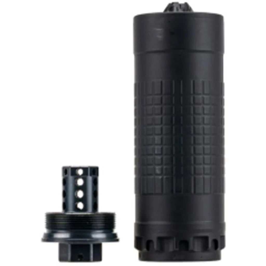 IWI IWS6K 6mm suppressor black 1/2x28 HUB+ mount 4.9in