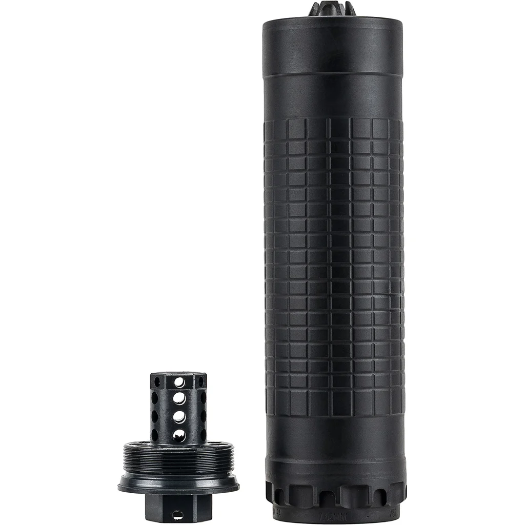 IWI IWS7 7.62mm suppressor black nickel alloy stainless steel direct-thread