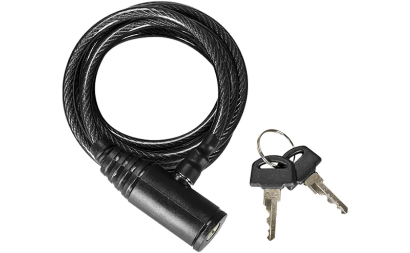 Spypoint 6 ft cable security lock for Spypoint trail and game cameras, black