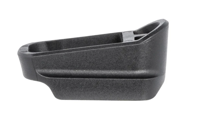 Strike Industries black polymer mag sleeve for Glock 19 (9mm) with flared sides