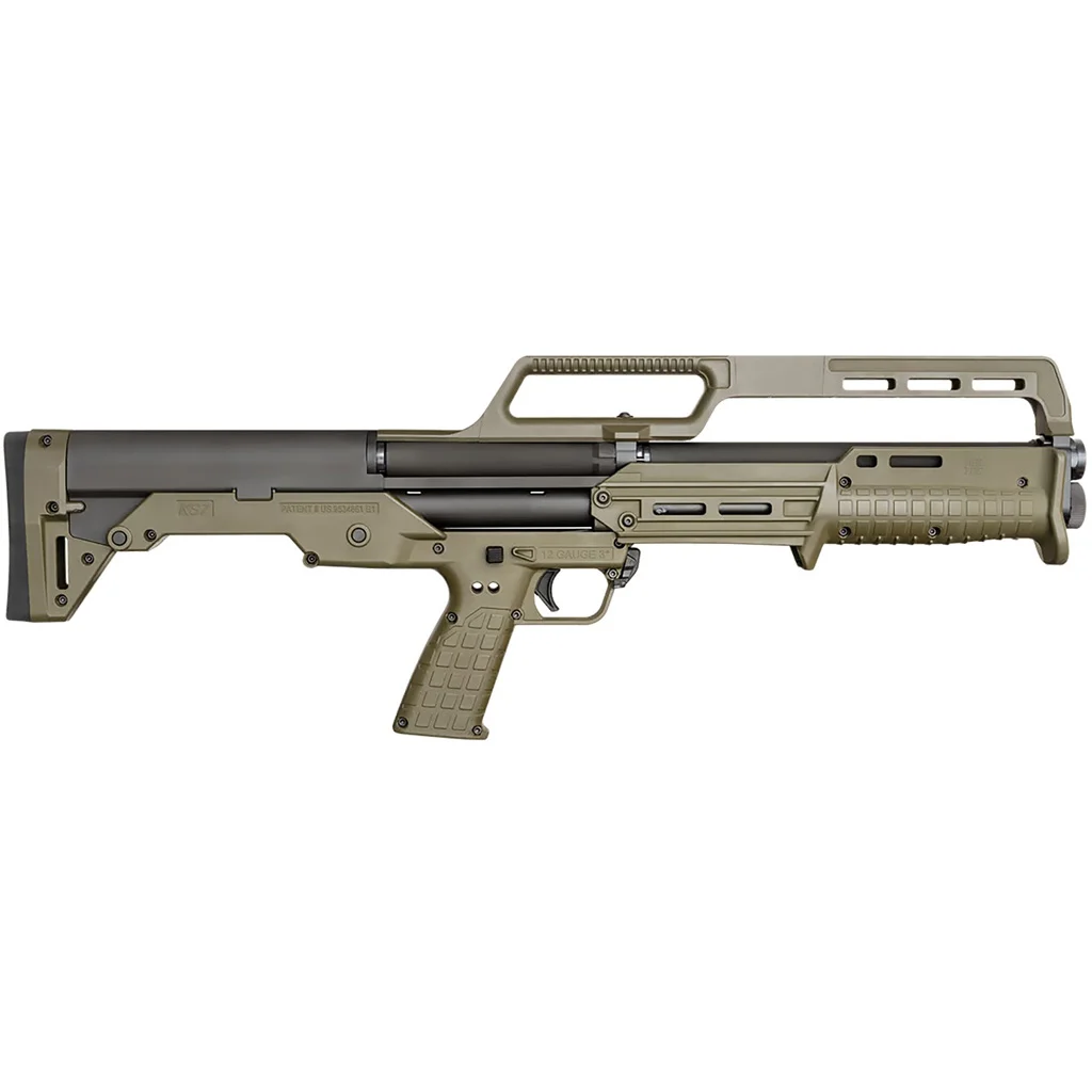 KelTec KS7 Gen2 12 gauge pump shotgun green receiver 18.5 inch barrel