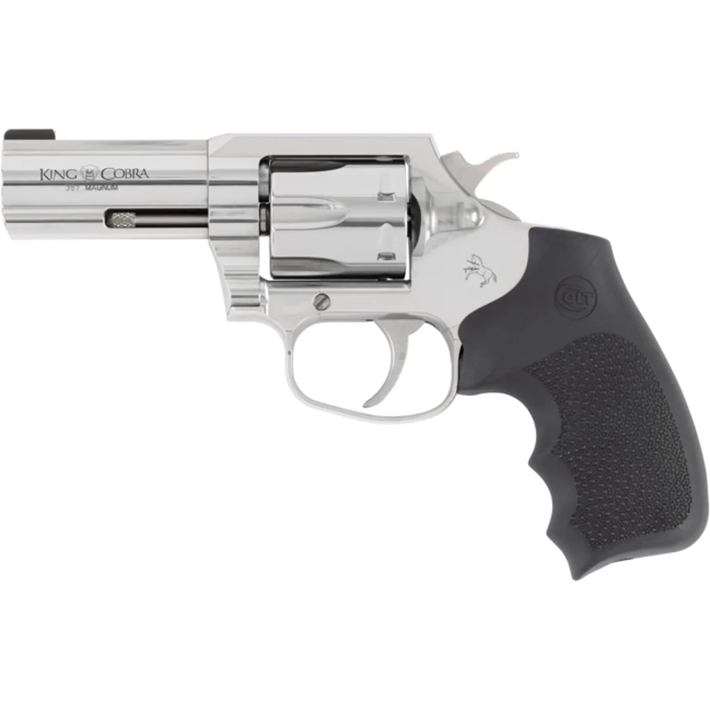 Colt King Cobra .357 Magnum stainless revolver with Hogue rubber grip