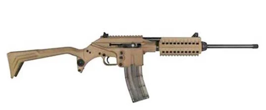 KelTec SU22C 22LR 16in Threaded Barrel Tan Folding Stock